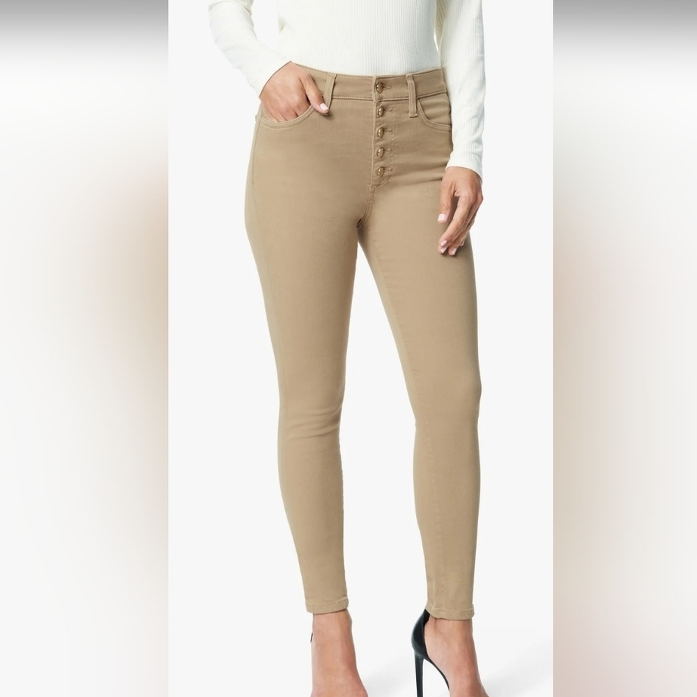 Joe's The Charlie Jeans Tan High Rise Slim Fit Womens Size 26" (XS Or 4-6) - Picture 1 of 12